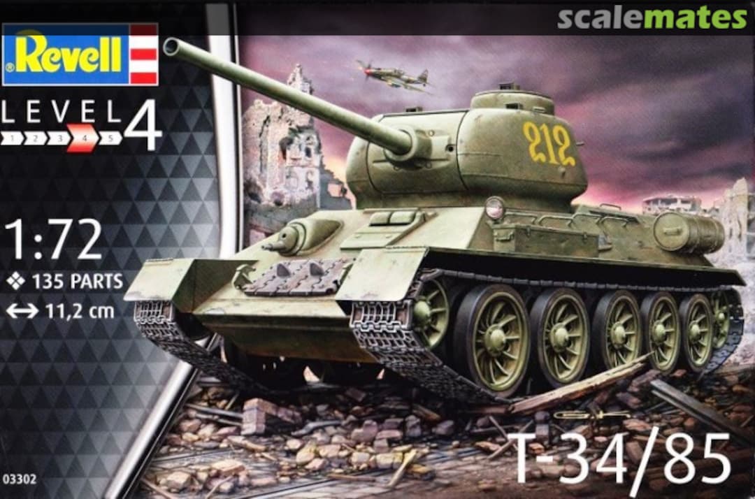 Boxart T-34/85 03302 Revell