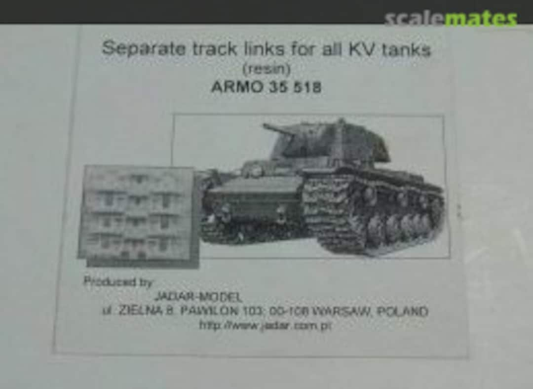 Boxart Separate track links for all KV tanks 35518 Armo