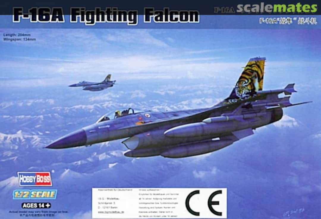 Boxart F-16A Fighting Falcon 80272 HobbyBoss