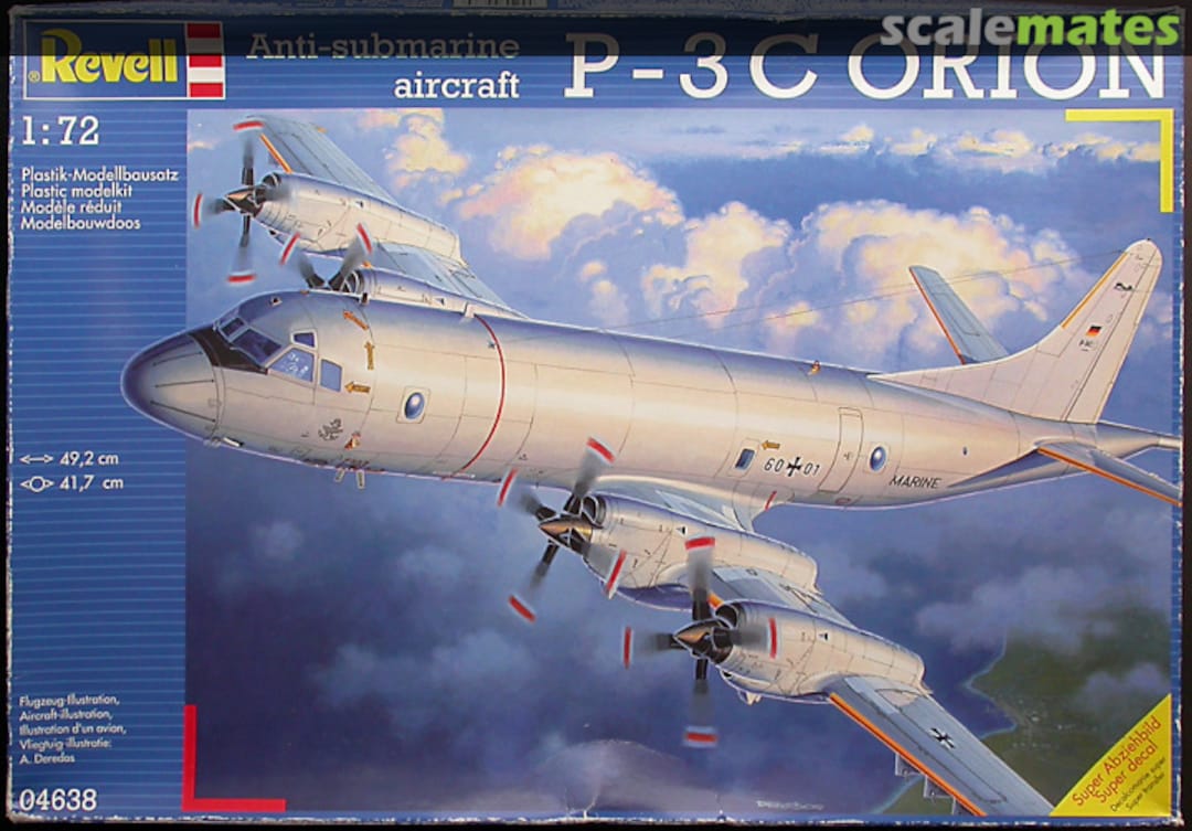 Boxart Anti-submarine aircraft P-3C Orion 04638 Revell