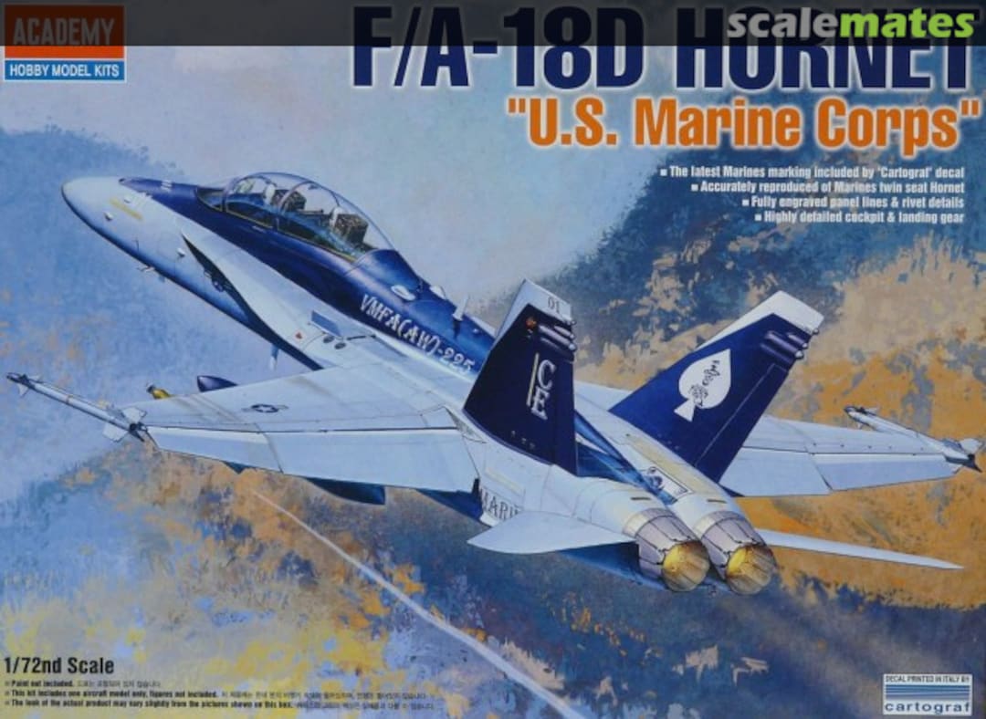 Boxart F/A-18D Hornet "U.S. Marine Corps" 12422 Academy