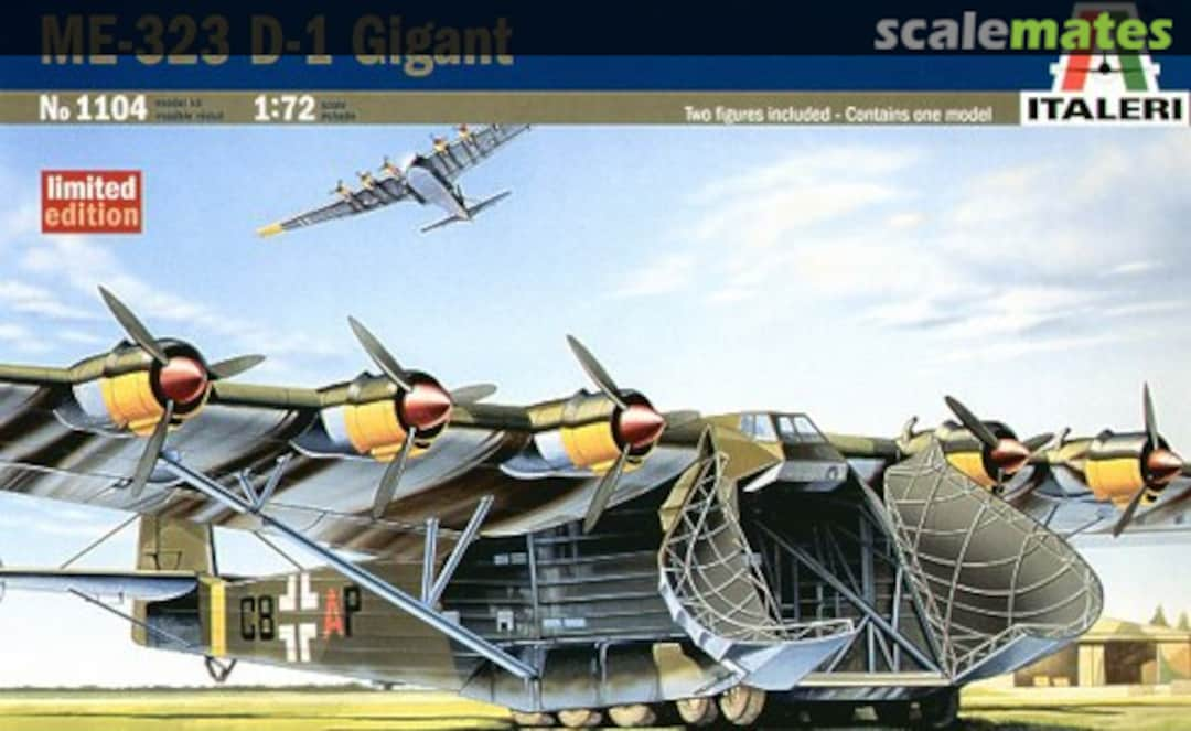 Boxart Me-323 D-1 Gigant 1104 Italeri