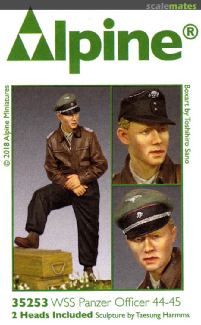 Boxart WSS Panzer Officer 44-45 35253 Alpine Miniatures