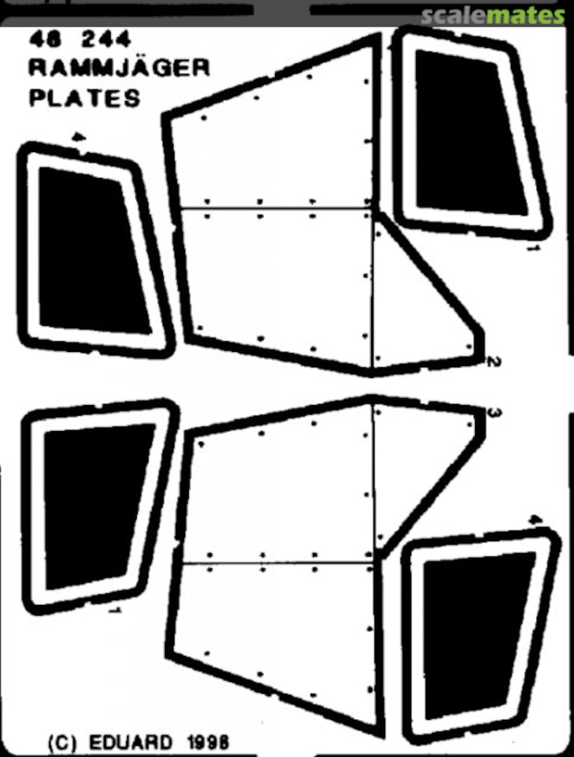 Boxart Fw 190A Rammjager plates 48244 Eduard