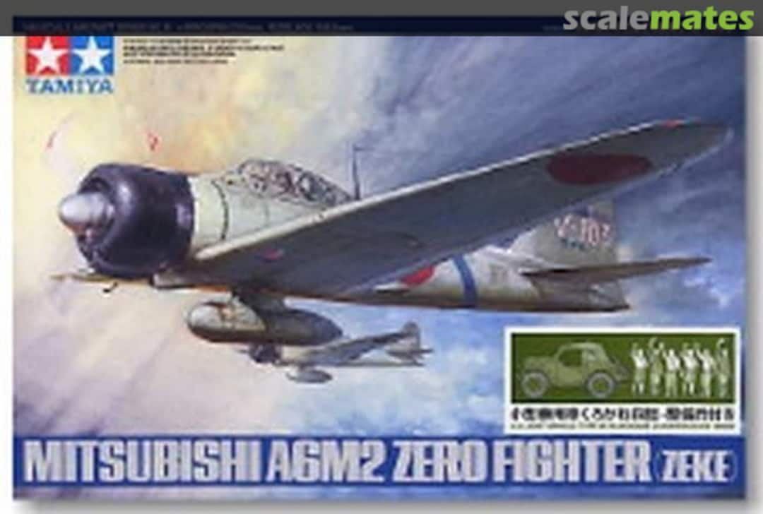 Boxart Mitsubishi A6M2 Zero Fighter (Zeke) 89757 Tamiya