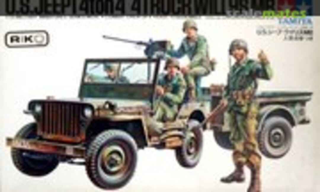 1:35 Jeep 1/4 ton 4x4 truck Willys MB (Tamiya 35015)