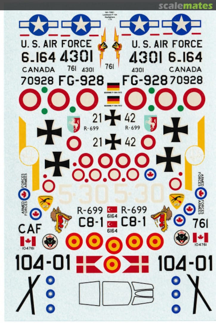 Boxart ON TARGET DECALS MA-72601 Model Alliance