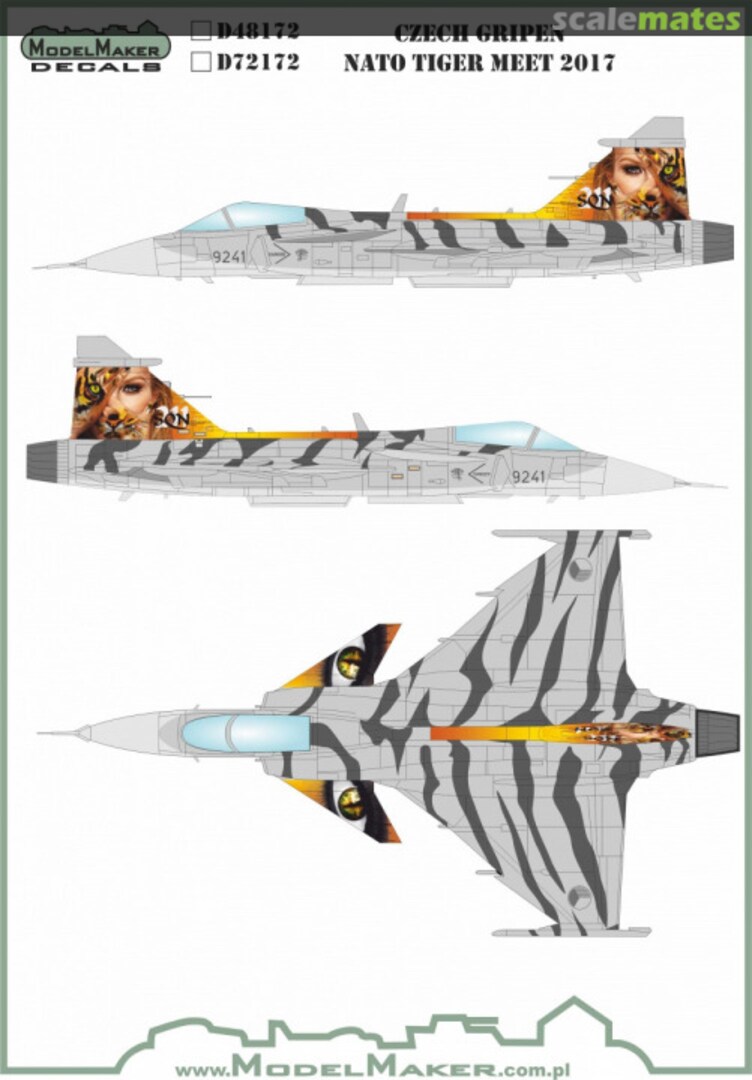 Boxart Czech Gripen D72172 ModelMaker