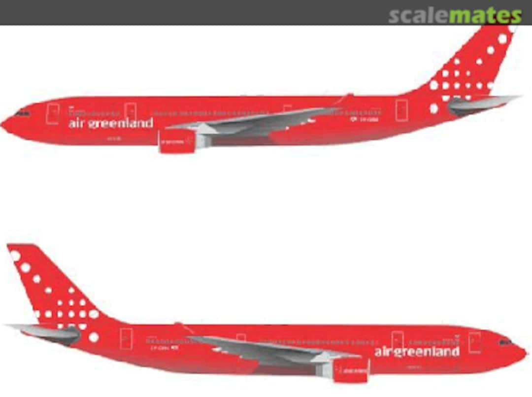 Boxart Air Greenland Airbus A330 LN144-649 Lima November Decals