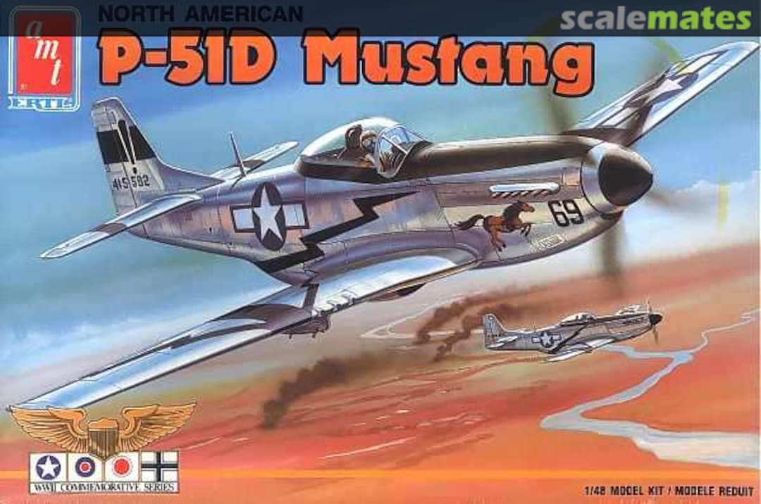 Boxart North American P-51D Mustang 8880 AMT/ERTL