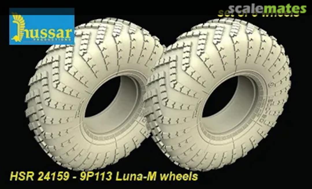 Boxart 9P113 Luna-M wheels HSR35159 Hussar Productions