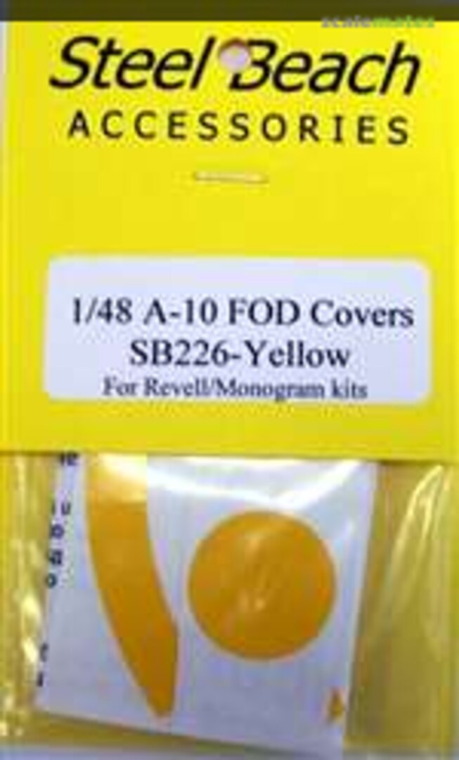 Boxart A-10 Thunderbolt II Yellow FOD Covers 49026 Steel Beach