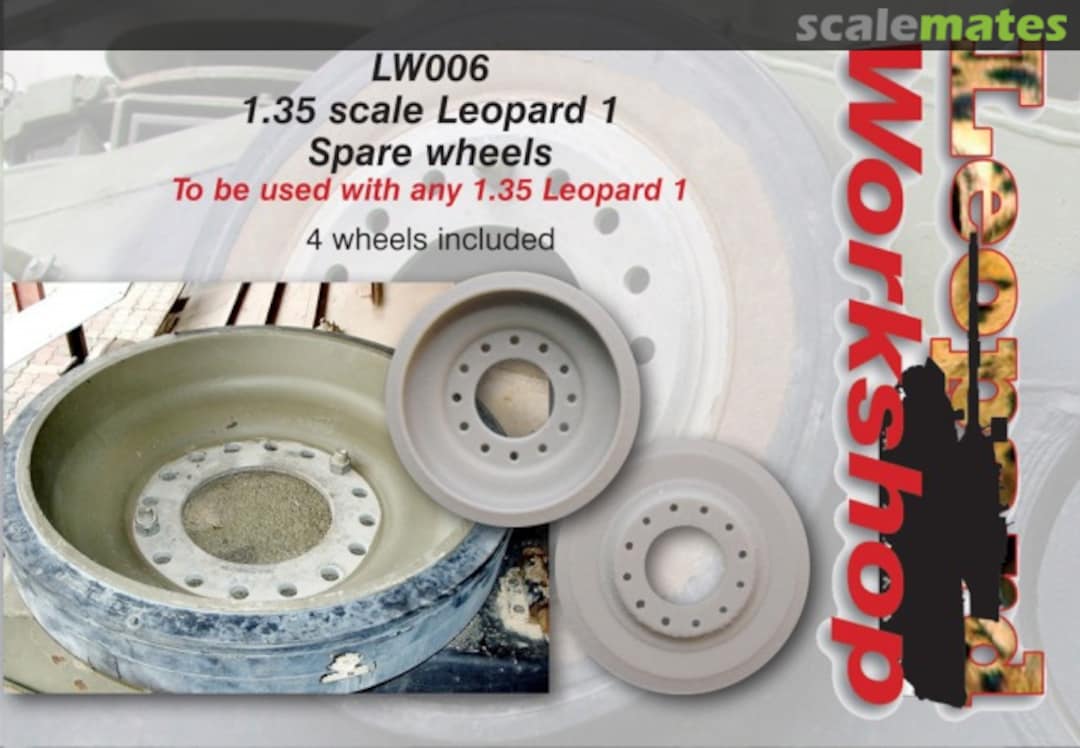 Boxart Leopard 1 Spare Wheels LW006 Leopard Workshop