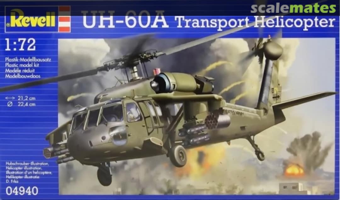 Boxart UH-60A Transport Helicopter 04940 Revell