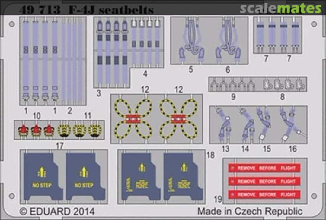 Boxart F-4J Seatbelts 49713 Eduard