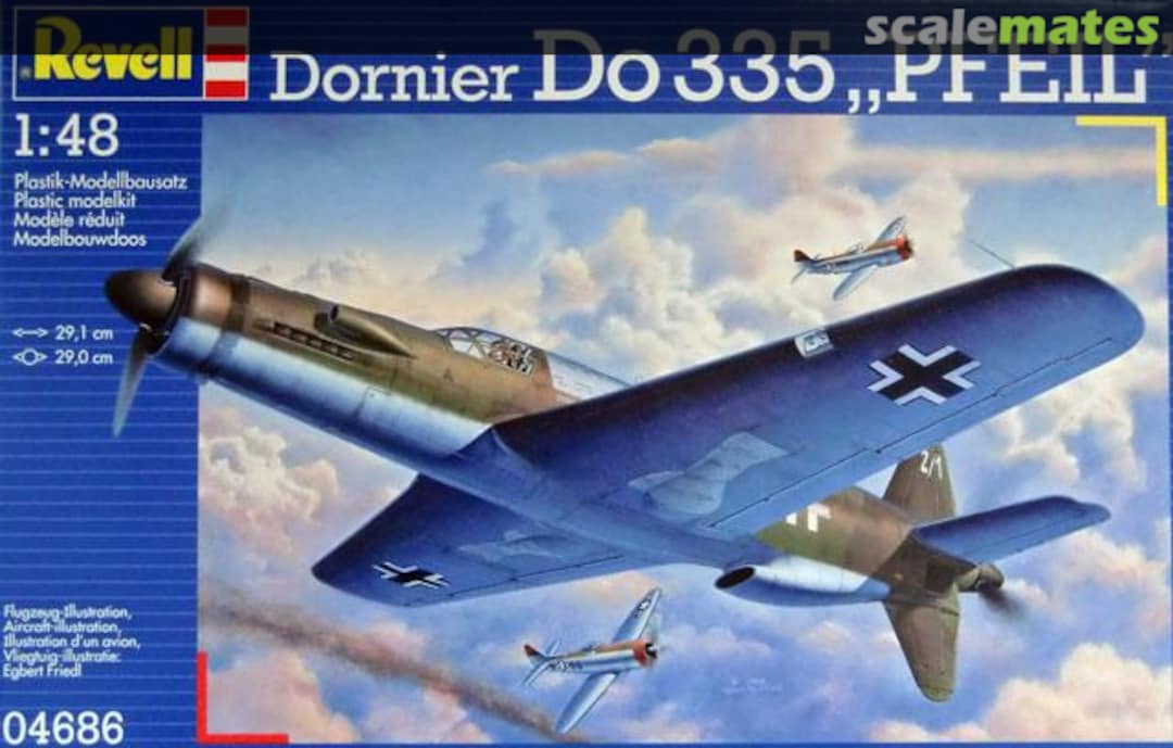 Boxart Dornier Do 335 "Pfeil" 04686 Revell