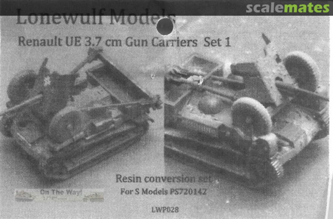 Boxart Renault UE 3.7cm Gun Carriers set 1 LWP028 Lonewulf Models