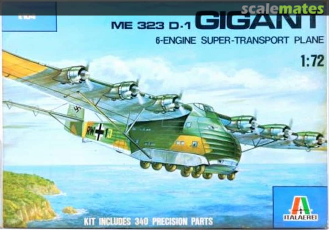 Boxart Me 323 D-1 Gigant N.104 Italaerei