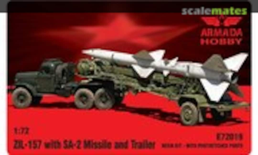 ZIL-157 with SA-2 Missile and Trailer (Armada Hobby E72019)