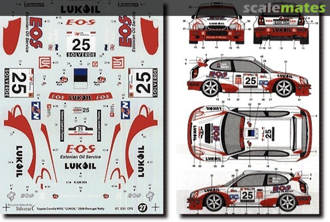 Boxart Toyota Corolla WRC "LUKOIL/EOS" ST27-DC351 Studio27