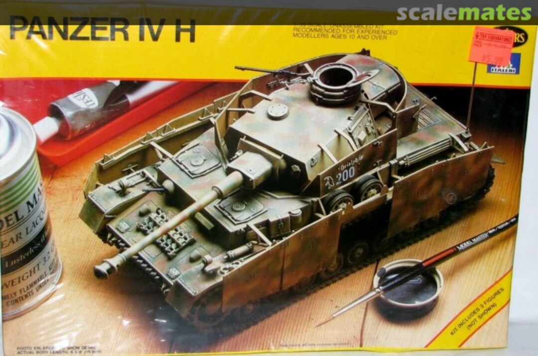 Boxart Panzer IV H 774 Testors/Italeri