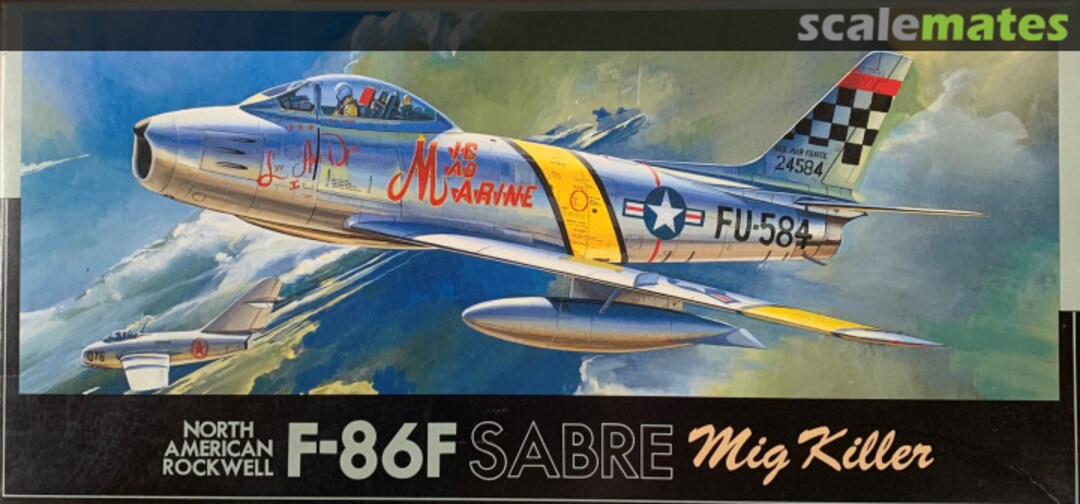 Boxart North American Rockwell F-86F Sabre "Mig Killer" 72070 Fujimi