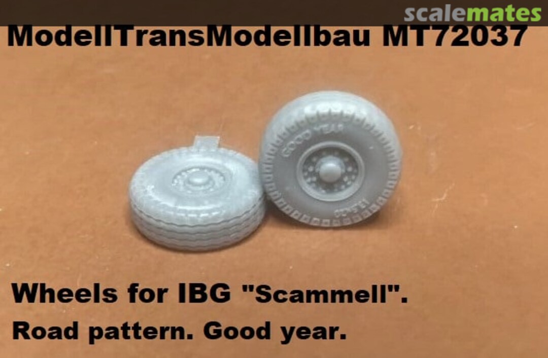 Boxart Wheels for IBG "Scammell" MT72037 Modell Trans Modellbau