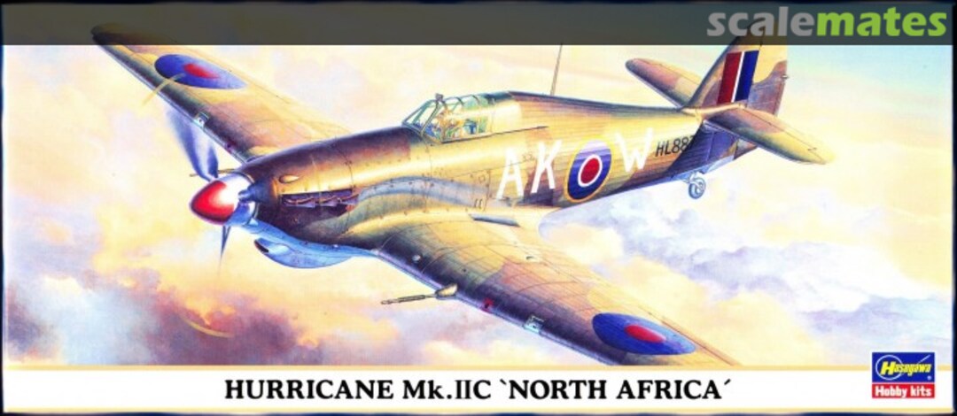 Boxart Hurricane Mk.IIC `North Africa´ 00733 Hasegawa