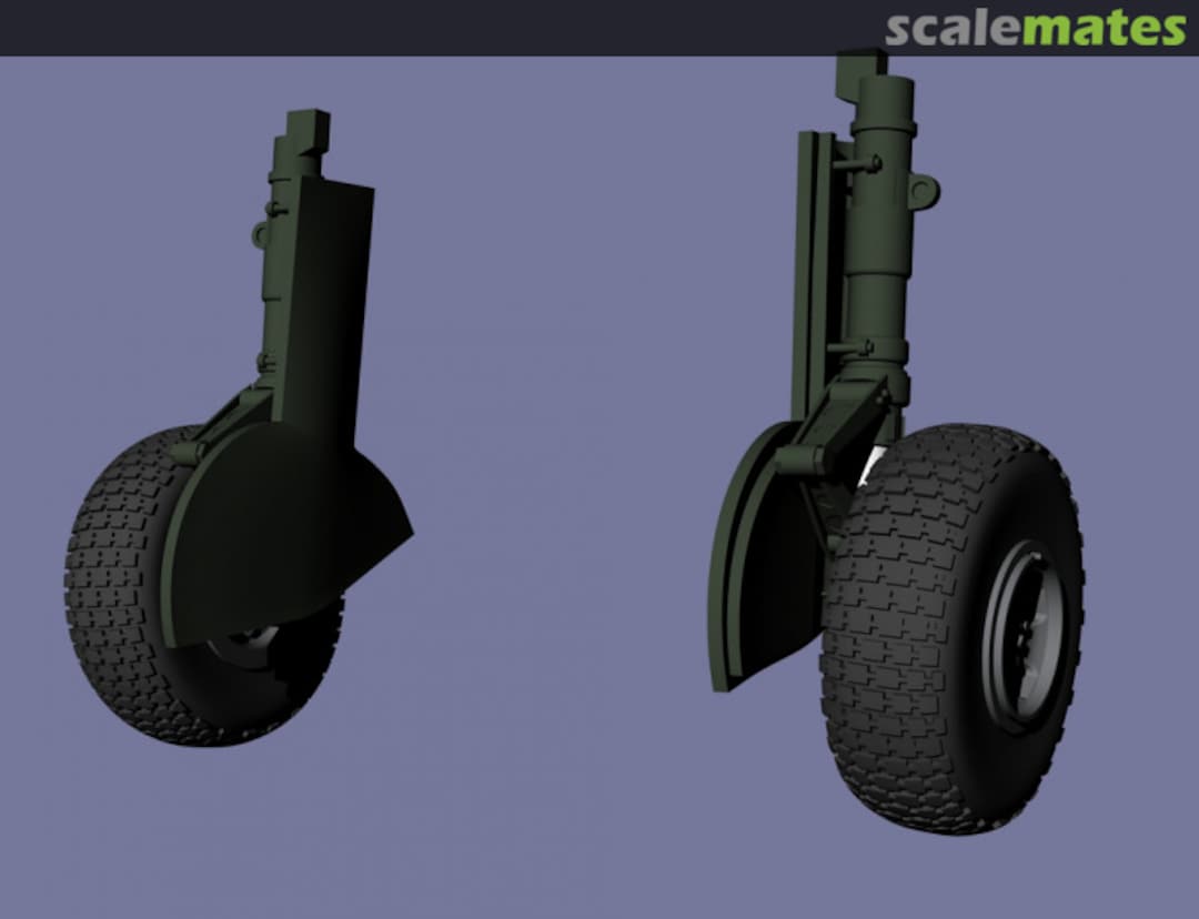 Boxart Landing Gear Set (Forward Facing Torque Links) KLG4807EDU Kazan