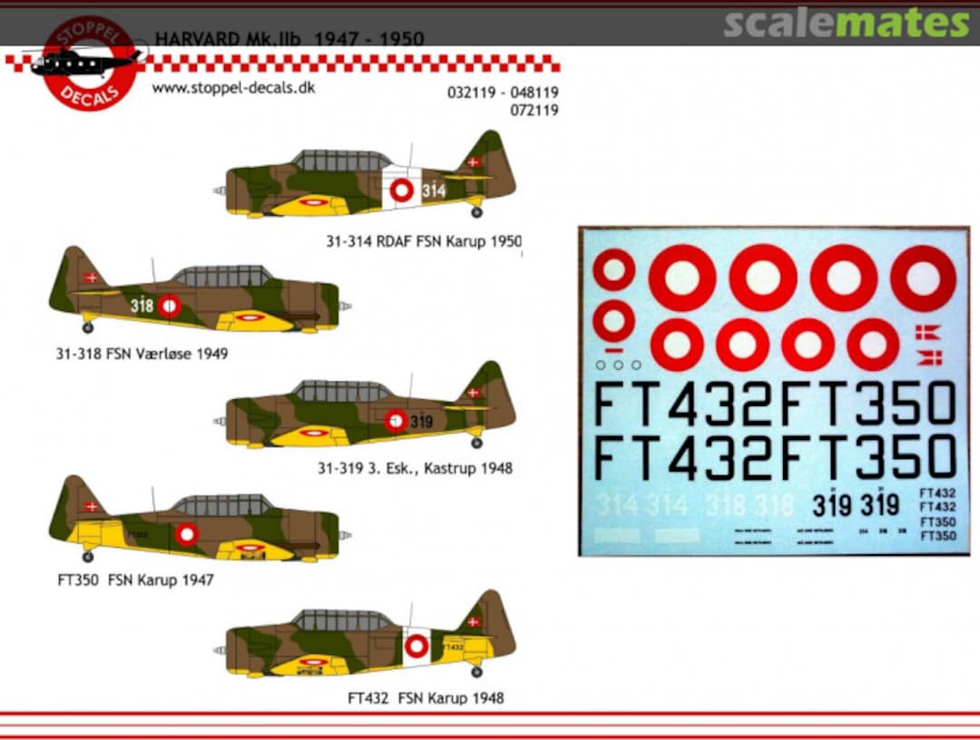 Boxart Harvard Mk.IIb 072119 Stoppel Decals