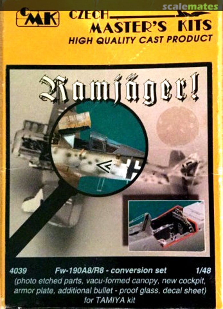 Boxart Fw190A8/R8 rammjäger conversion 4039 CMK