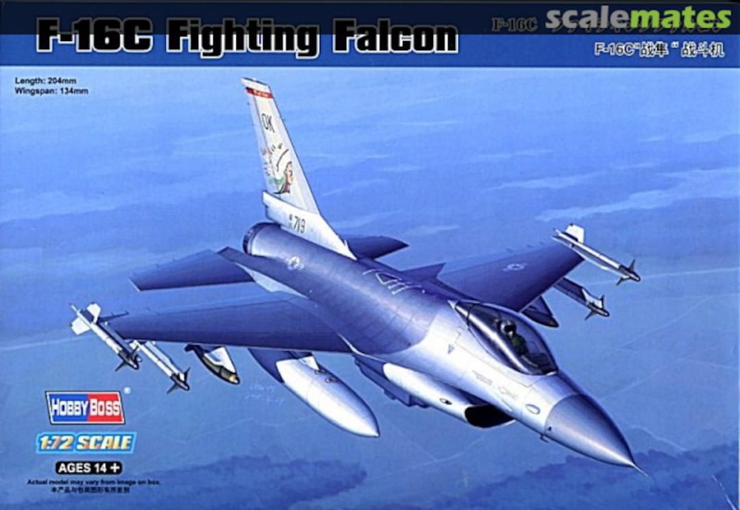 Boxart F-16C Fighting Falcon 80274 HobbyBoss