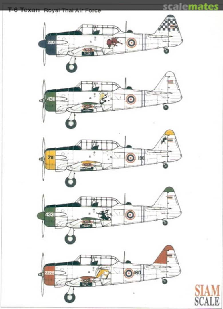 Boxart T-6 Texan 72003 Siam Scale