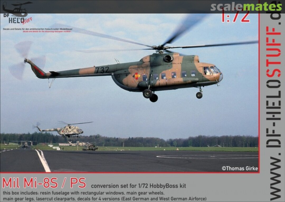 Boxart Mi-8 S / PS Conversion Set DF80972 DF HeloStuff