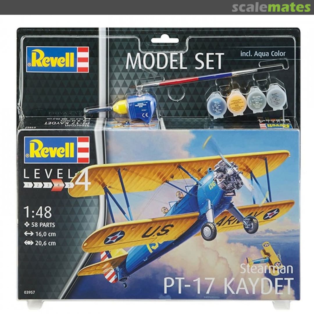 Boxart Stearman PT-17 Kaydet 63957 Revell