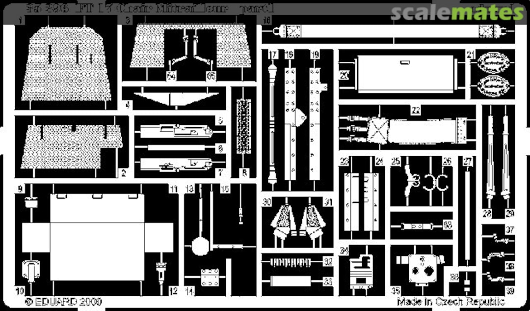 Boxart FT-17 Tank - PE Detail 35296 Eduard