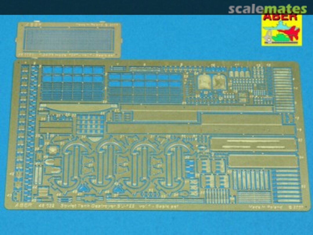 Contents Soviet Tank Destroyer SU-122 vol.1 basic set 48032 Aber