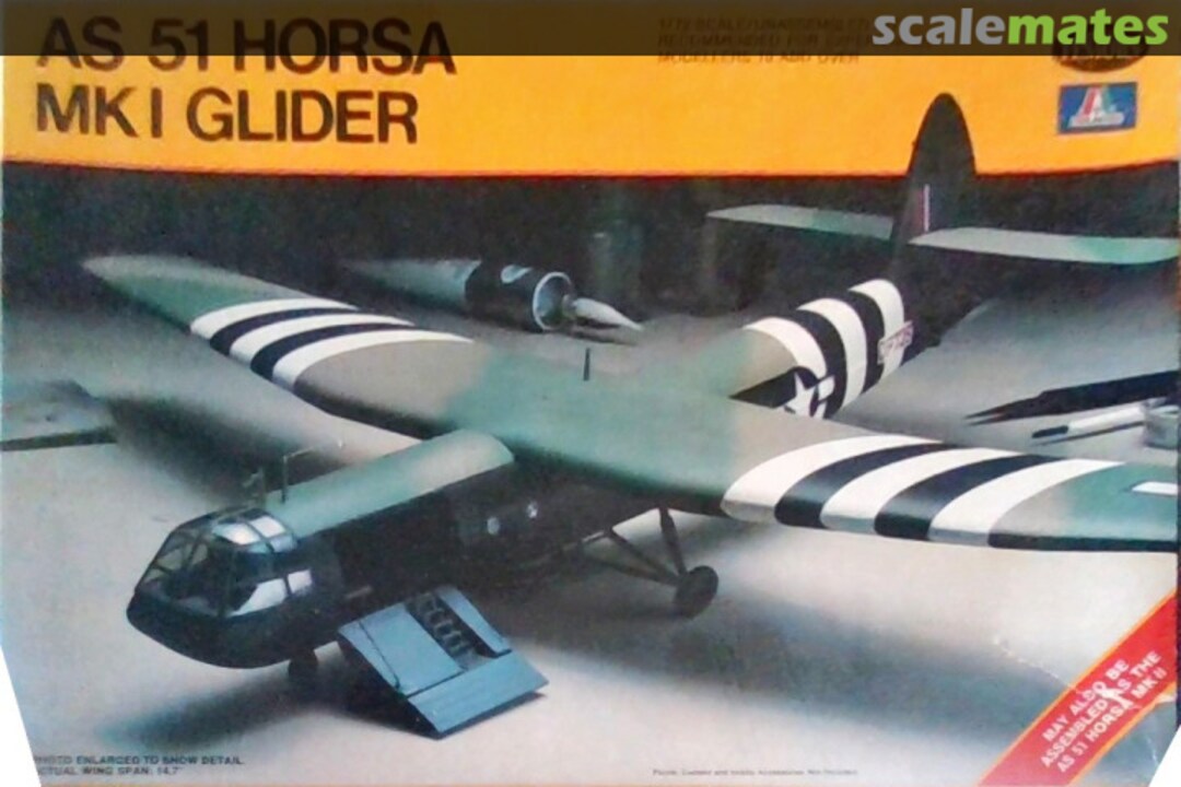 Boxart Airspeed AS-51 Mk.I Horsa 862 Testors/Italeri