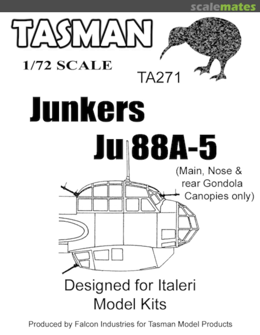 Boxart Junkers Ju 88A-5 TA271 Tasman Model Products