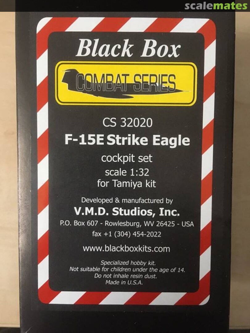 Boxart F-15E Strike Eagle Cockpit Set CS32020 Black Box