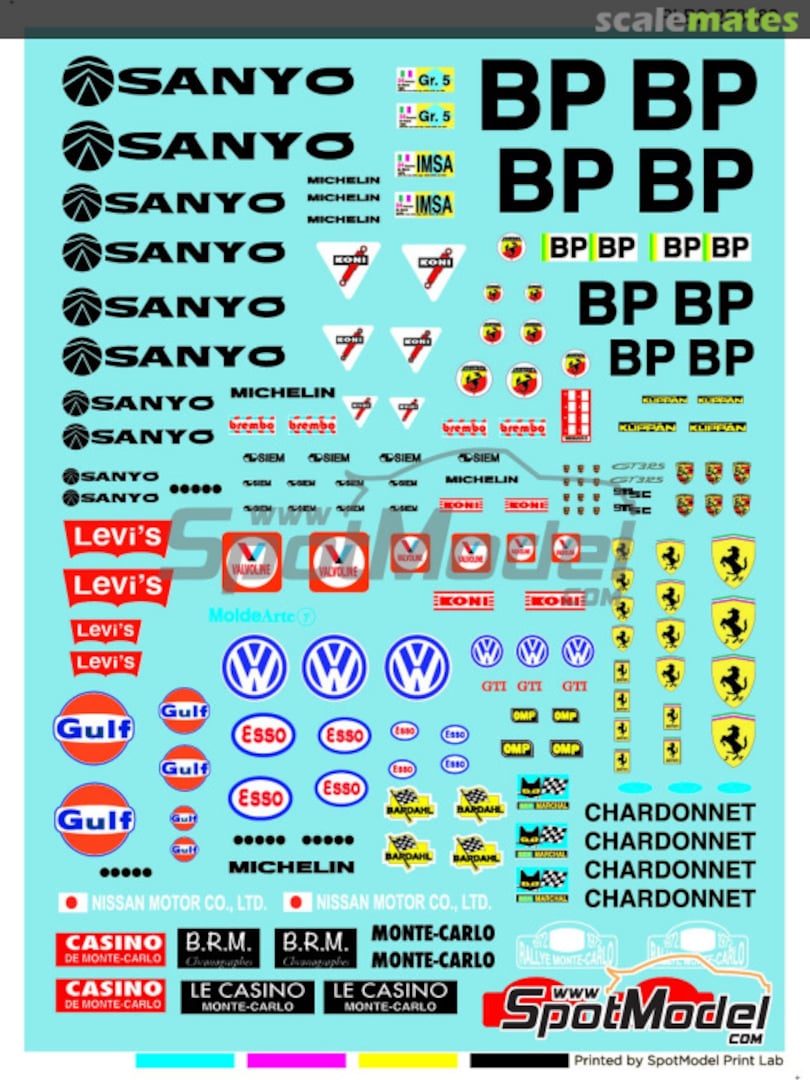 Boxart Sponsors mix PLB2-258080 Print Lab Decals