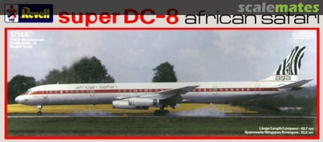 Boxart Super DC-8 African Safari 4231 Revell/ceji