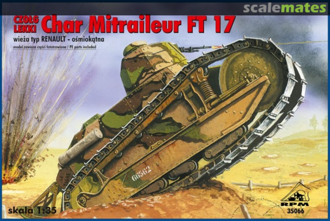 Boxart Char Mitrailleur FT17 35066 RPM