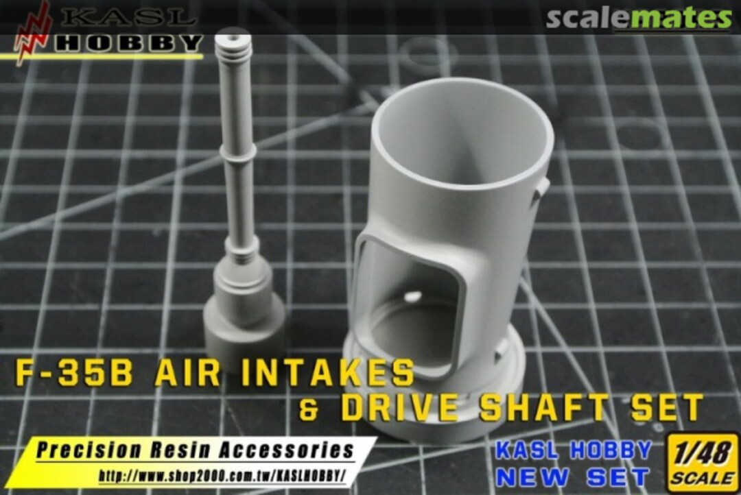 Boxart F-35B Air Intakes & Drive Shaft Set K48043 Kasl Hobby