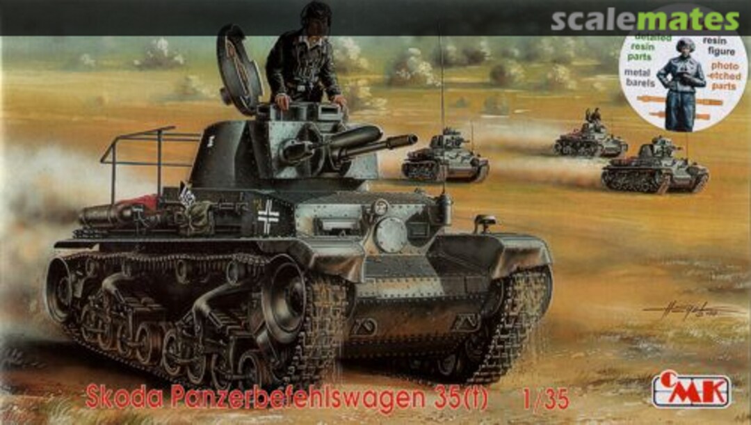 Boxart Skoda Panzerbefehlswagen 35(t) T35027 CMK