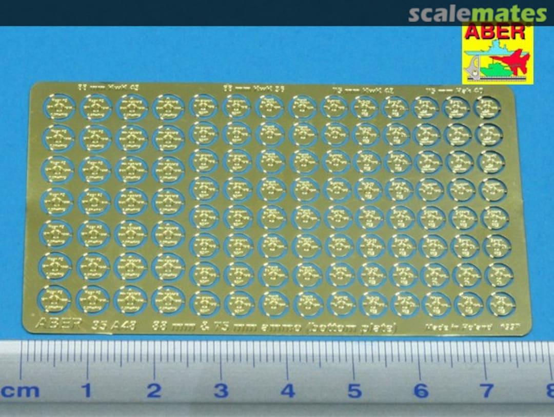 Contents Bottom plates to German 88 & 75 mm Ammo 35A048 Aber