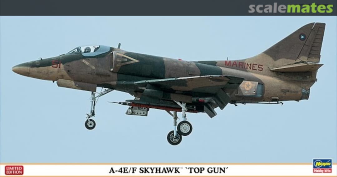 Boxart A-4E/F Skyhawk `Top Gun´ 07358 Hasegawa