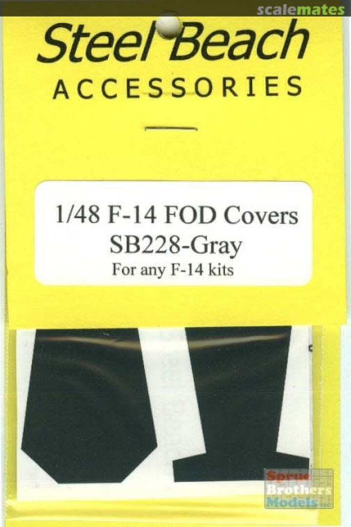 Boxart Gray F-14 Tomcat FOD Covers 49028 Steel Beach