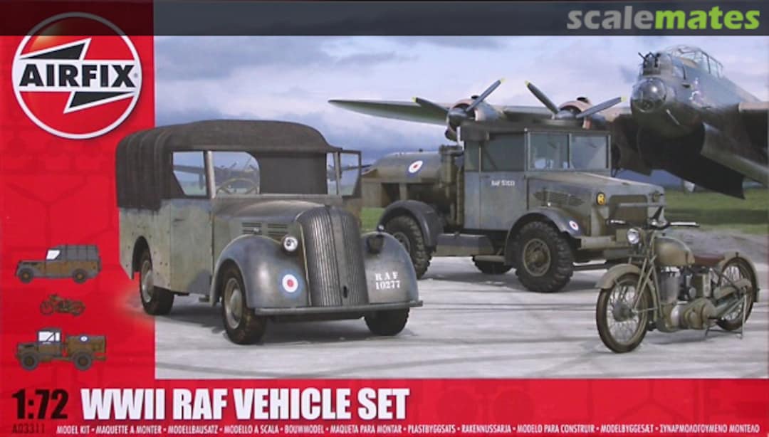 Boxart WWII RAF Vehicle Set A03311 Airfix