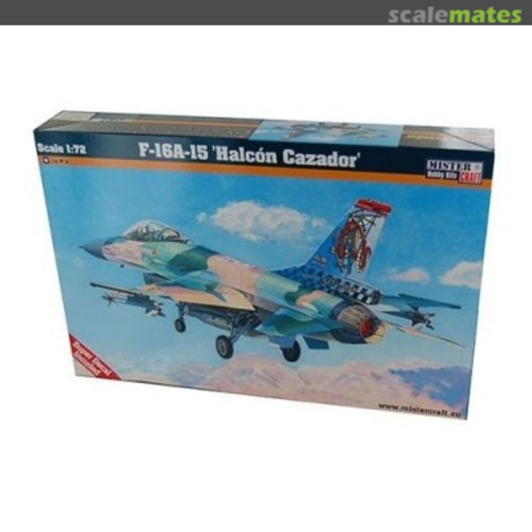 Boxart F-16A-15 'Halcon Cazador' D-34 MisterCraft